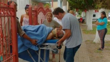 El abuelo de Ruben sufrió un feroz asalto en su casa de Fray Luis Beltrán.