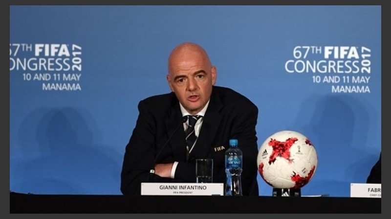 Infantino, procesado por la justicia penal suiza.