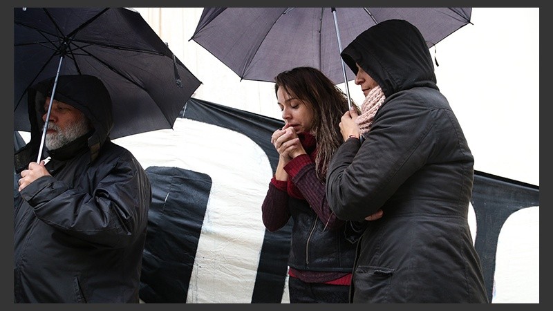 Nervios durante la lectura de la sentencia que comenzó minutos antes de las 14 de este viernes.