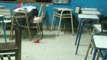 Sangre en el aula.