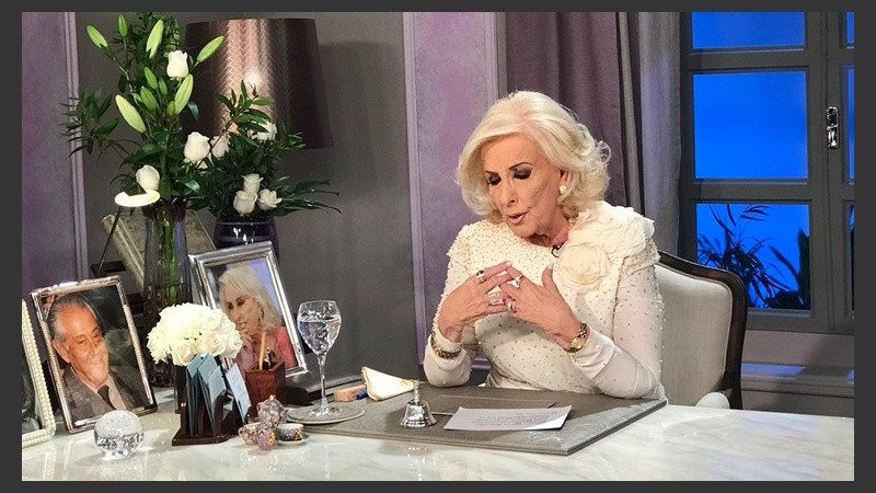 Mirtha habló del robo de sus joyas.