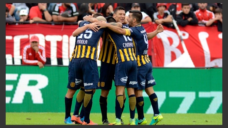 Festejo canalla en el Coloso.