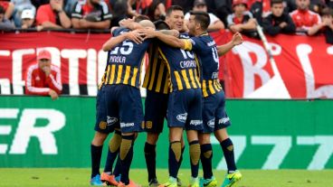 Festejo canalla en el Coloso.