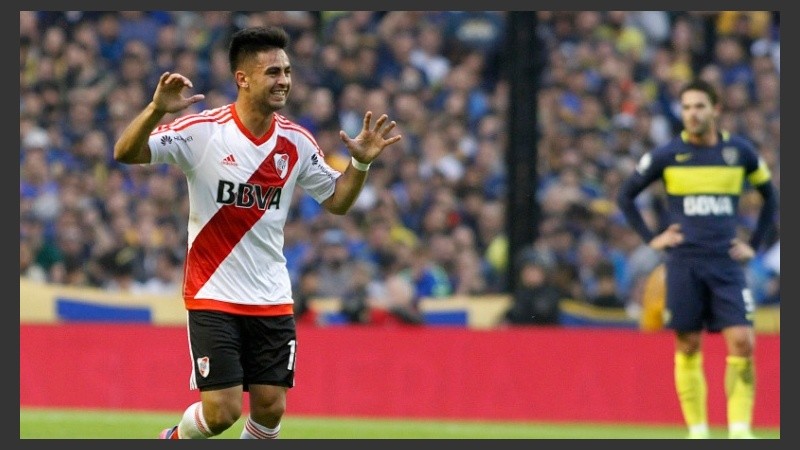 El Pity Martínez abrió el camino de la victoria para los de Gallardo.