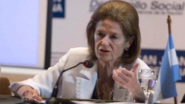 La vicepresidenta de la Corte Suprema, Elena Highton de Nolasco.