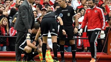 El momento de la agresión a Brailovsky.