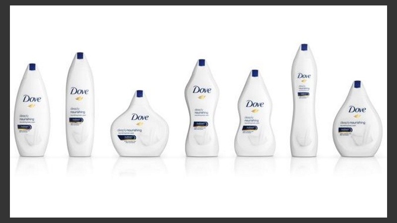 Se trata de una edición limitada de geles de ducha, con una serie de envases que remiten a distintas formas corporales femeninas.