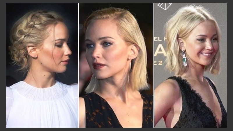 Jennifer Lawrence y su preferencia por el color rubio.