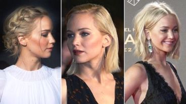Jennifer Lawrence y su preferencia por el color rubio.