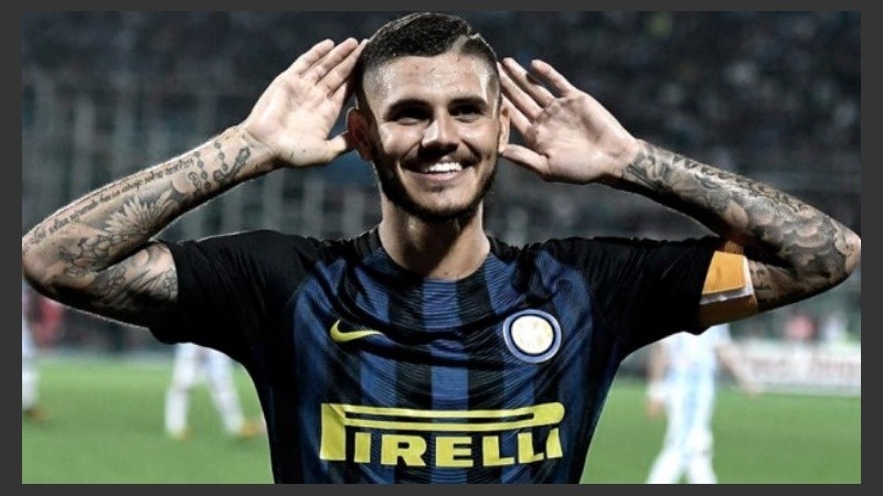 Mauro Icardi tiene una cláusula de rescisión de 110 millones de dólares que se fijó el último año, cuando fue el goleador del Inter con 29 tantos.