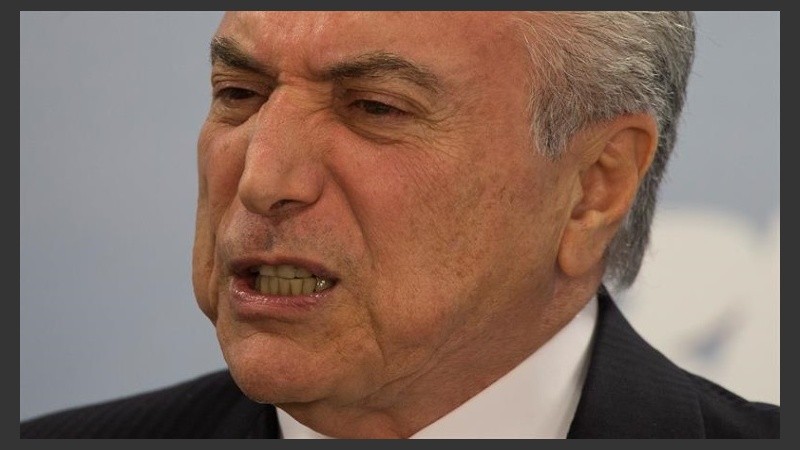 Temer aseguró el jueves que no piensa renunciar.