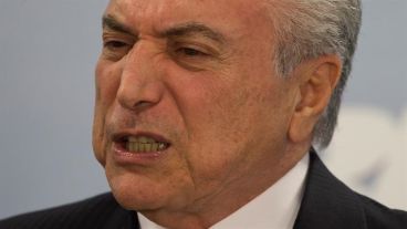 Temer aseguró el jueves que no piensa renunciar.