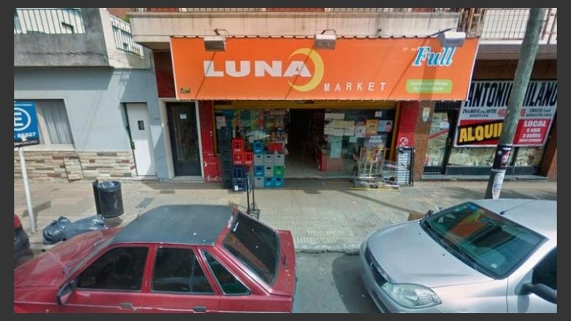 El súper chino en el que ocurrió el asesinato. 