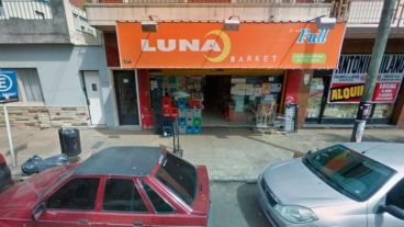 El súper chino en el que ocurrió el asesinato.