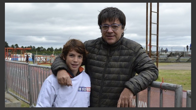 Gustavo Scaglione, presidente de Televisión Litoral, presente en Súper TC 2000.
