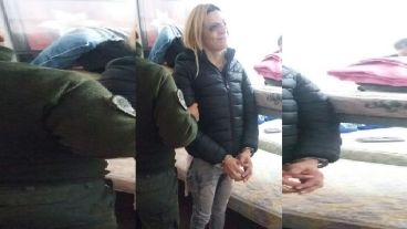 Daniela Ungaro, alias Morena Marín, fue detenida por Gendarmería.