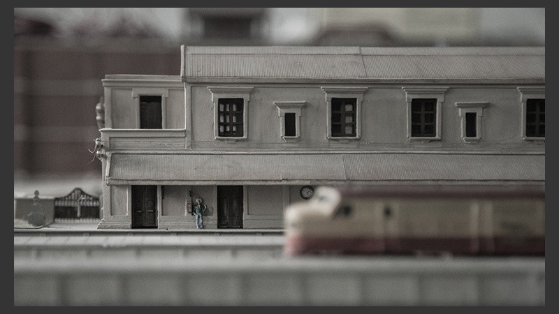 Maqueta que representa fielmente la estación 