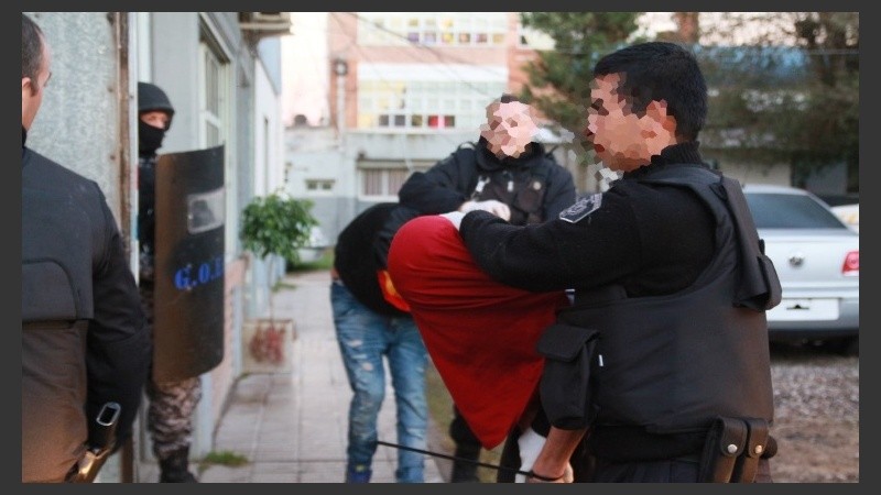 El operativo se inició durante la madrugada.