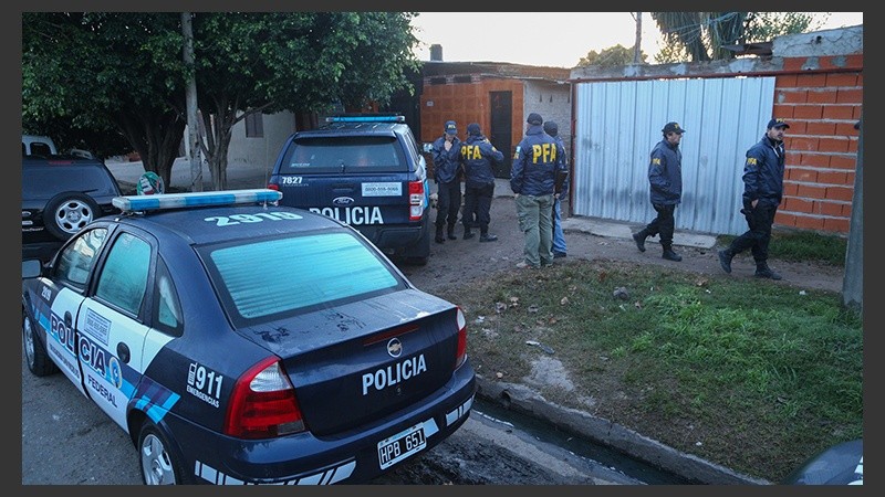 Ayacucho al 4300, uno de los puntos intervenidos por la Federal. 