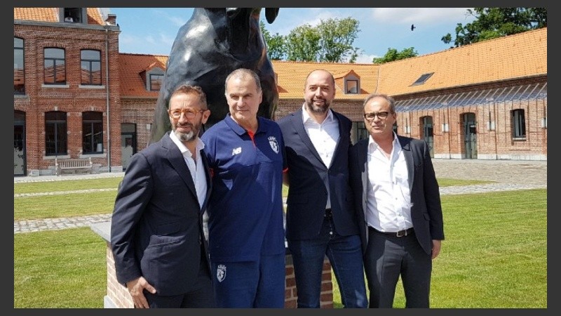 Bielsa, presentado en Lille.