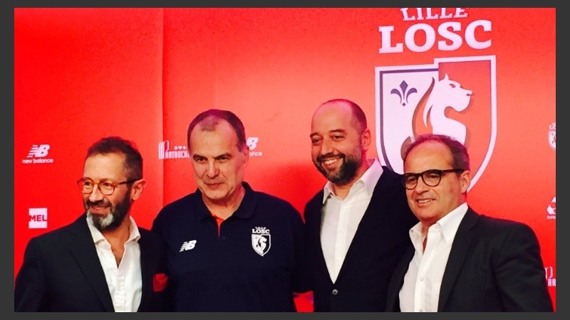 Bielsa, presentado en Lille.
