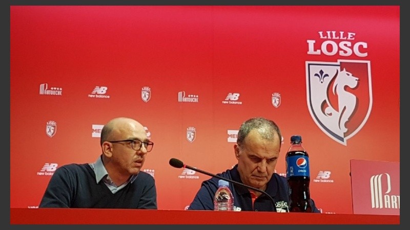 Bielsa, presentado en Lille.