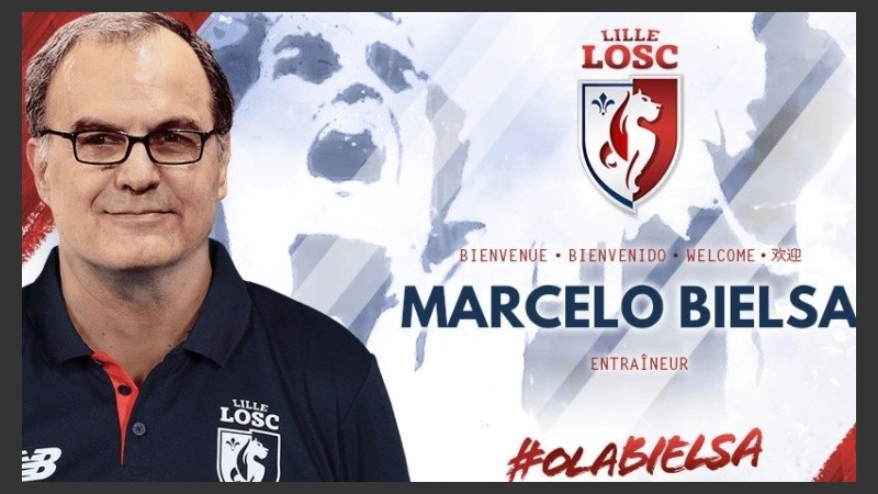 Bielsa, presentado en Lille.
