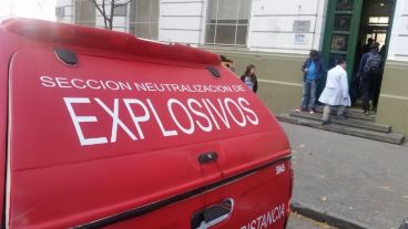 Una de las amenazas en el Politécnico.