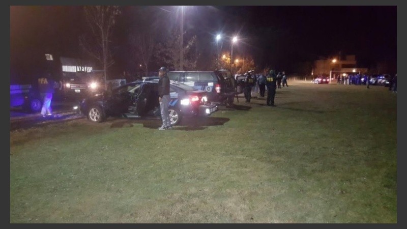 El megaoperativo fue en las primeras horas del día.