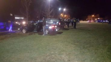 El megaoperativo fue en las primeras horas del día.