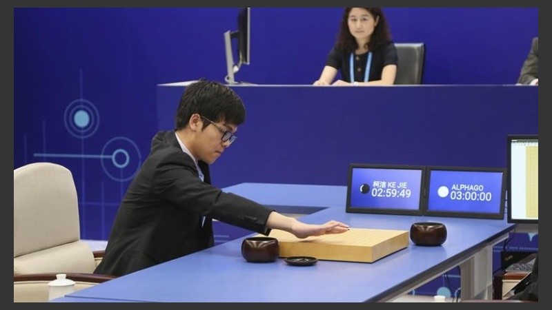 El jugador chino fue derrotado por la máquina. 