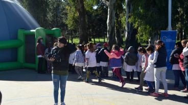 Postales del paso de Cultura Más Vos en Bombal.