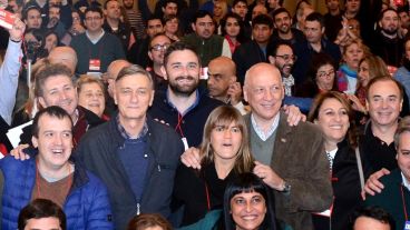 Binner, Bonfatti y Fein, entre los presentes en el Congreso.