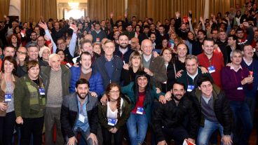 Binner, Bonfatti y Fein, entre los presentes en el Congreso.