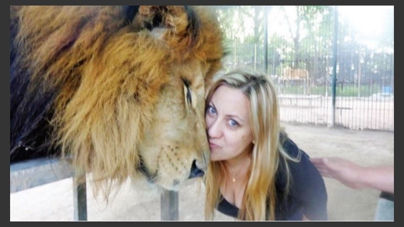 La empresaria asesinada.