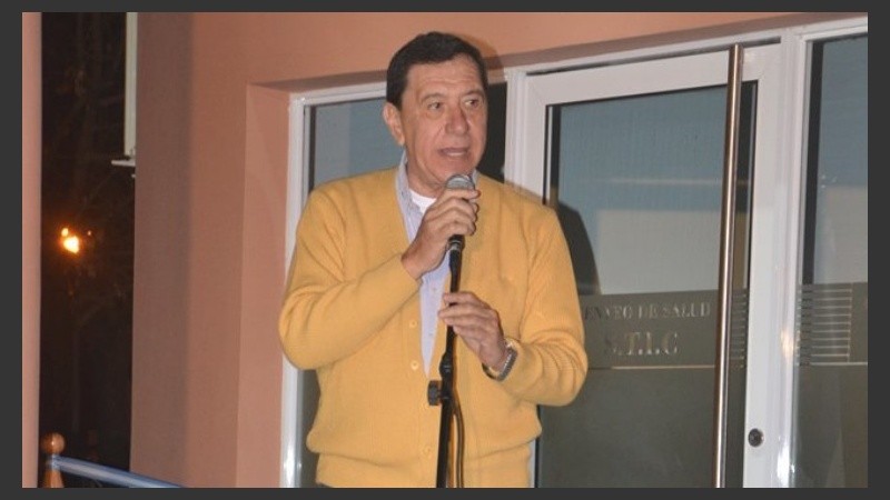 El intendente de Las Toscas, Leandro Chamorro.