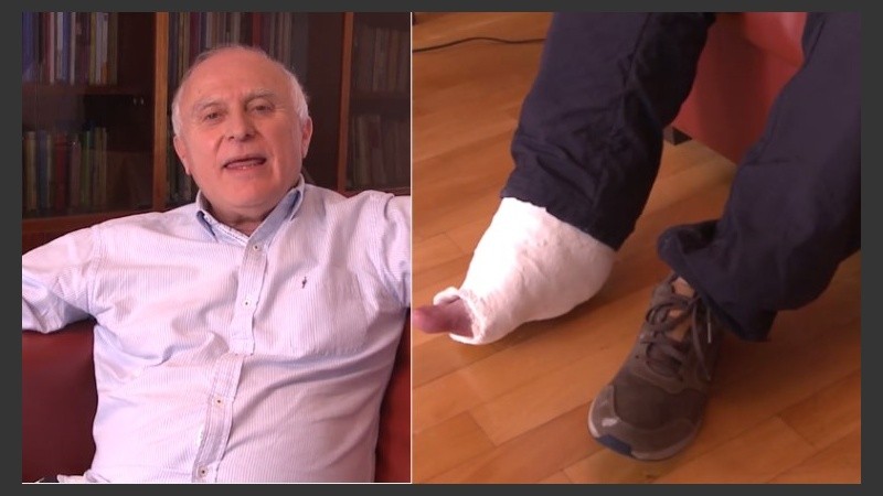 Lifschitz publicó el video en su muro de Facebook este martes a la tarde.