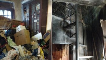 Un equipo de Defensa Civil evaluará si la construcción corre riesgo de derrumbe.