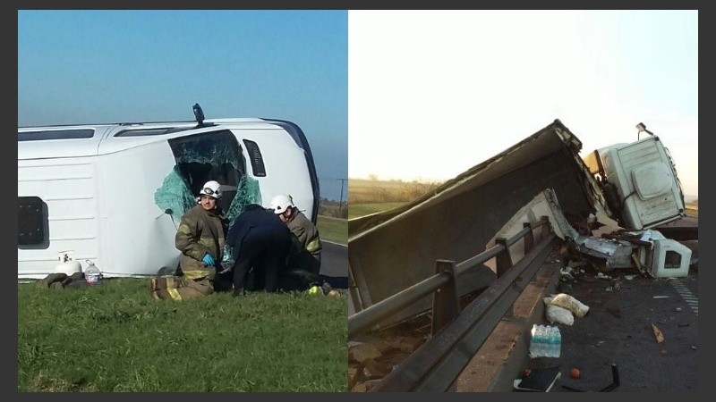 Los hechos más graves fueron en las rutas a Córdoba y a Capital Federal.