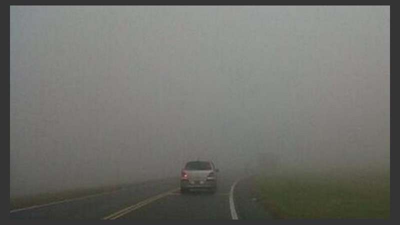 La niebla en la ruta hacía peligrosa la conducción. 