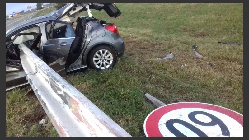 El choque ocurrió cerca de las 3 de la madrugada de este lunes. 