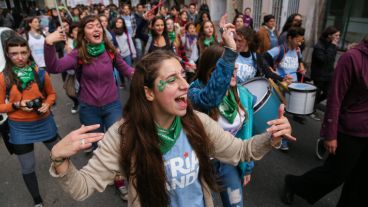 Postales de la movilización "Ni una menos" en Rosario. (Alan Monzón/Rosario.com)