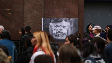 Postales de la movilización "Ni una menos" en Rosario. (Alan Monzón/Rosario.com)