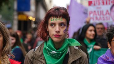 Postales de la movilización "Ni una menos" en Rosario. (Alan Monzón/Rosario.com)