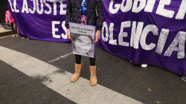 Postales de la movilización "Ni una menos" en Rosario. (Alan Monzón/Rosario.com)