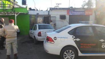 Así intervenían una de las remiserías ilegales.