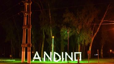 Cartel de bienvenida.