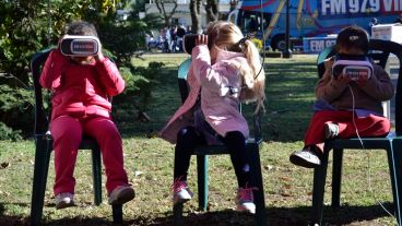 Postales del paso de Cultura Más Vos por Andino.