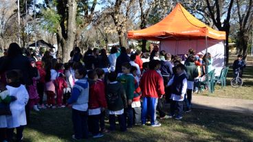 Postales del paso de Cultura Más Vos por Andino.