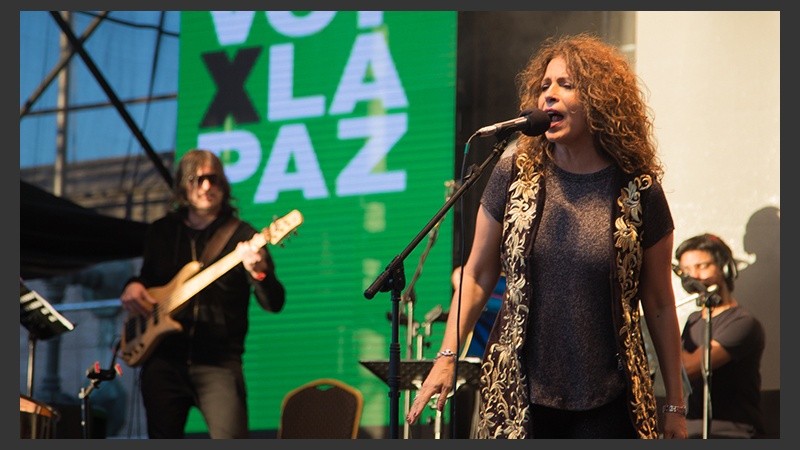 Patricia Sosa emocionó a todos con su voz.